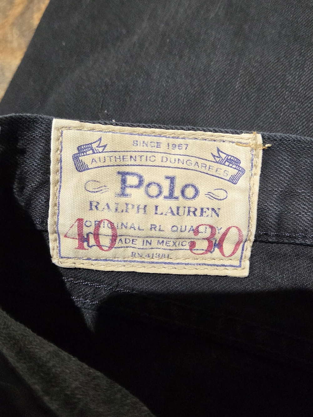 Polo by Ralph Lauren Hampton Black Jeans